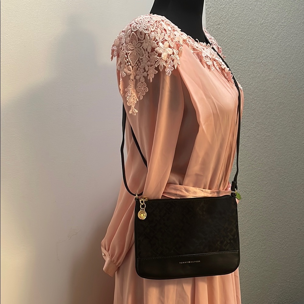 Tommy Hilfiger Black and Gold Bags